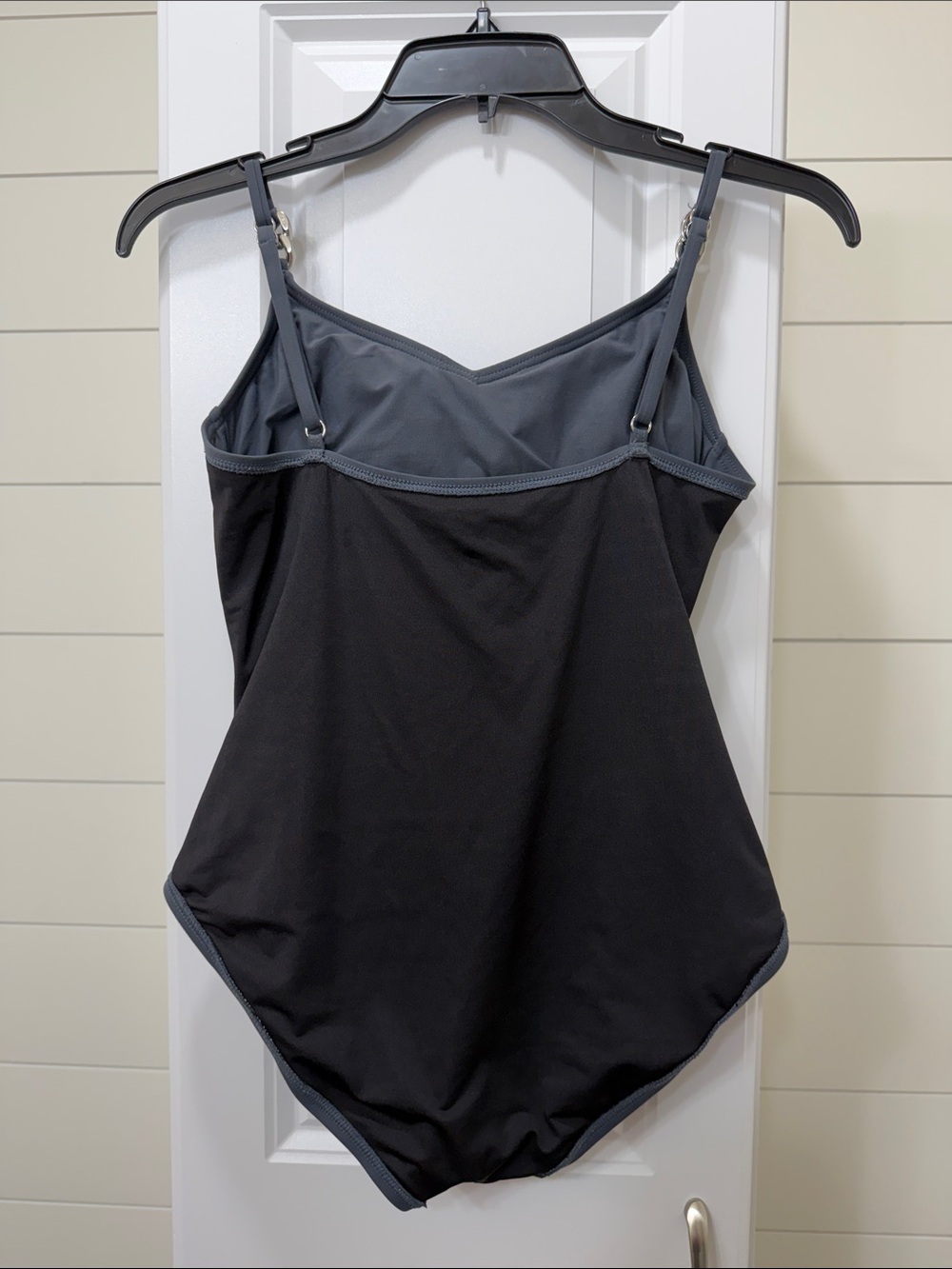 Michael Kors Charcoal Gray Ruched One-Piece Swimsuit - Picture 6 of 8